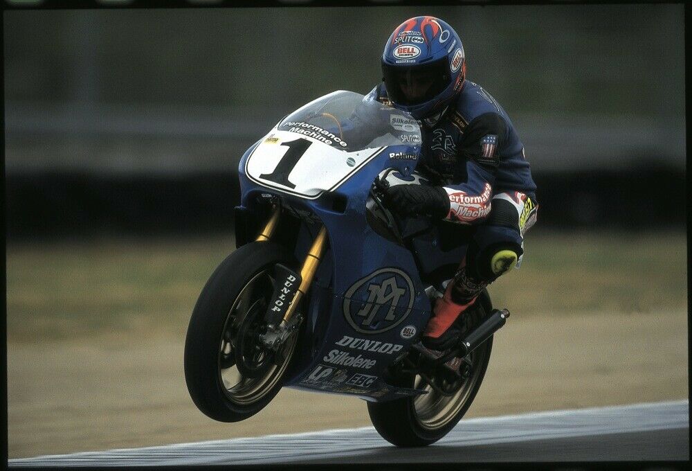 Roland Sands auf seiner 250er-Rennmaschine. In dieser Klasse wurde er US-Champion