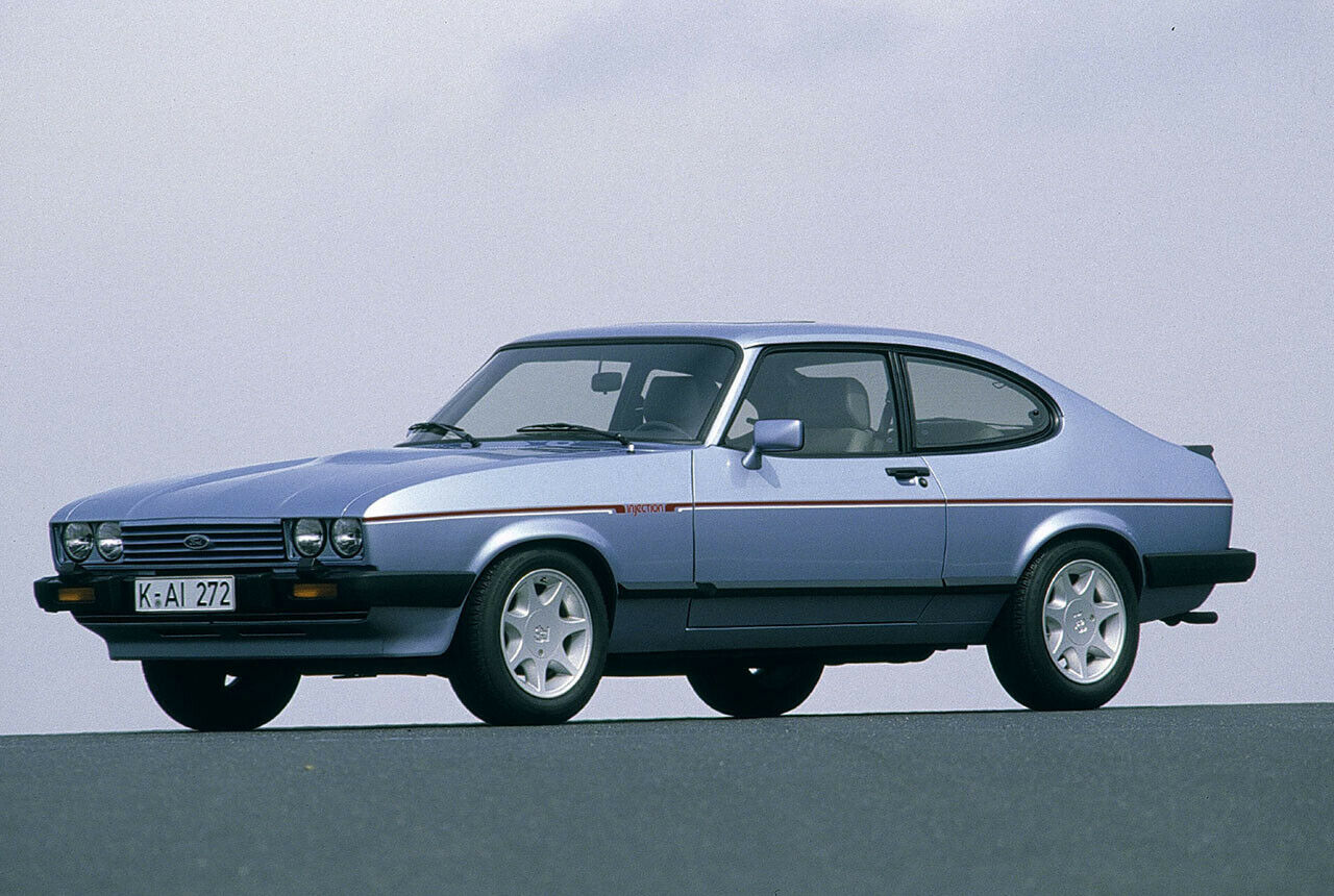 Der gleiche 2,8-Liter-Motor aus dem Turbo leistete 160 PS im Capri 2,8 Injection