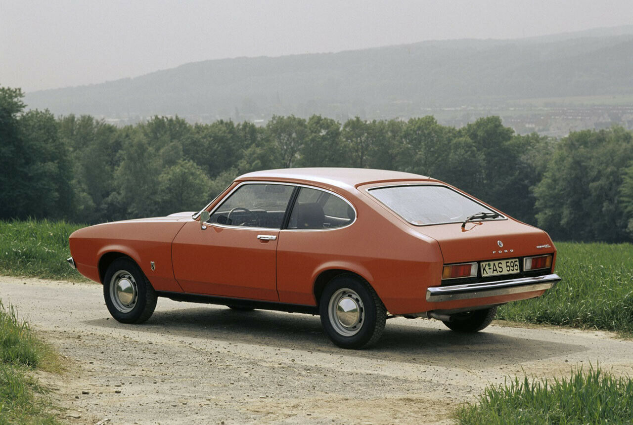 Die zweite Generation des Ford Capri kam 1974 auf den Markt und war eigentlich eine sehr umfangreiche Überarbeitung der 1. Generation