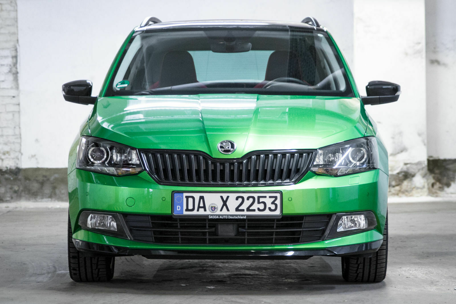 Die Nebelscheinwerfer kosten beim Skoda Fabia Combi 100 Euro extra und fungieren als statisches Abbiegelicht