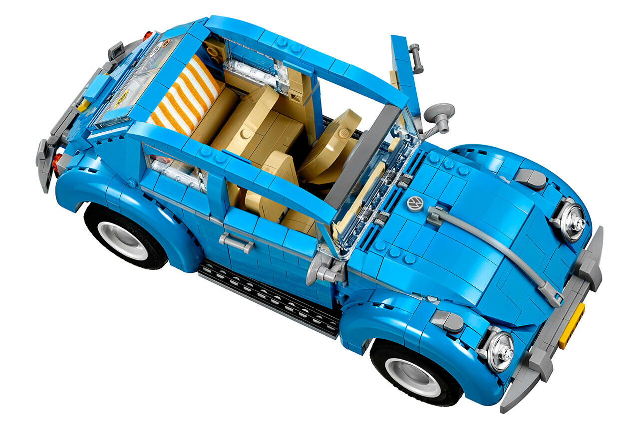 VW Käfer Lego Expert Creator mit abnehmbaren Dachelement: Alle Türen und Klappen lassen sich öffnen