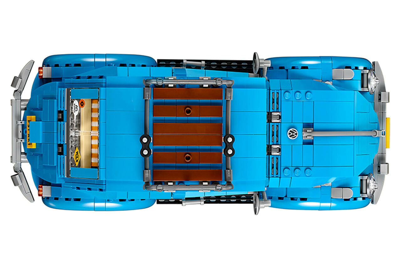 Der VW Käfer von Lego Expert Creator verfügt über einen Dachgepäckträger