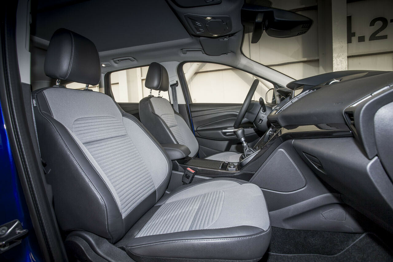 Die Sitzposition im Ford Kuga ist Ford-typisch gut