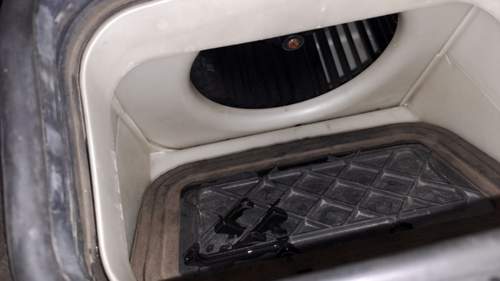 Heizgebläsemotor von außen, Wasser