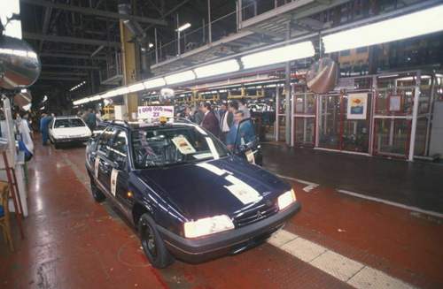 1995: Der millionste ZX läuft in Aulnay vom Band