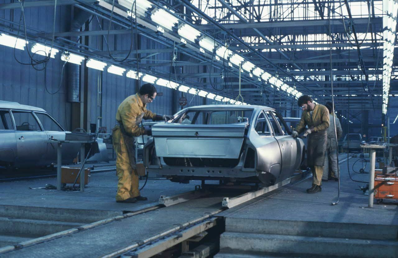 1975: Produktion des Citroën CX in Aulnay