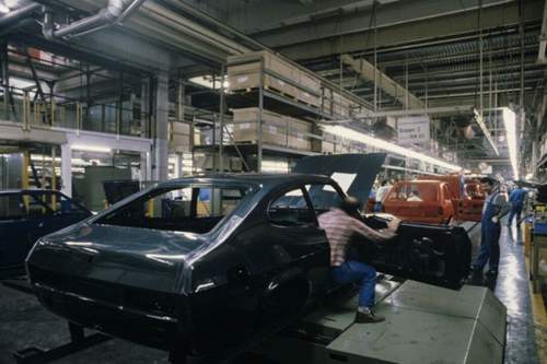 Ab 1975 wurde der Capri ausschließlich im Werk in Köln-Niehl gebaut