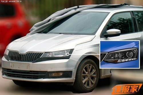 Der Klebeband-Lidschatten nützt nichts: Skoda hat verraten, wie die Scheinwerfer des Fabia aussehen