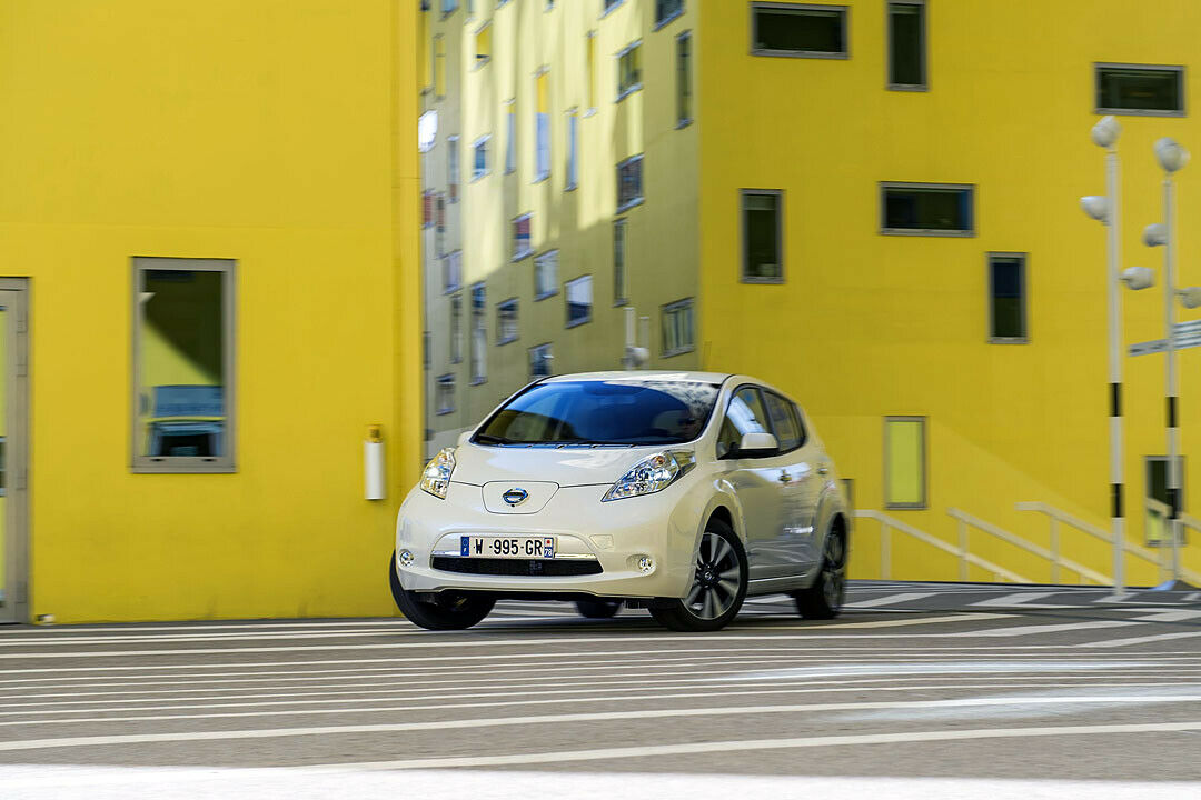 Im Nissan Leaf arbeitet ein Elektromotor mit einer Leistung von 109 PS