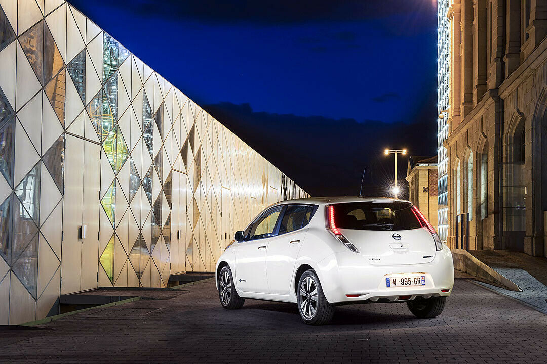 Der Kofferraum des Nissan Leaf fasst 370 Liter