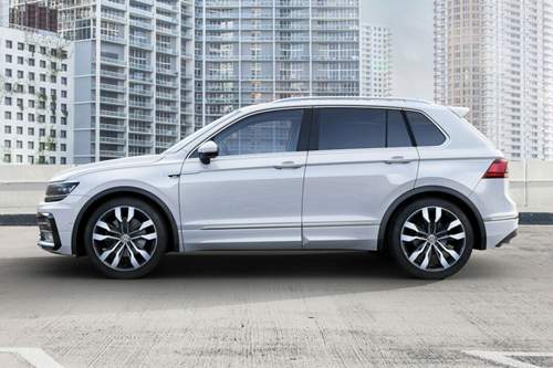 Die Felgen des neuen Tiguan messen bis zu 20 Zoll