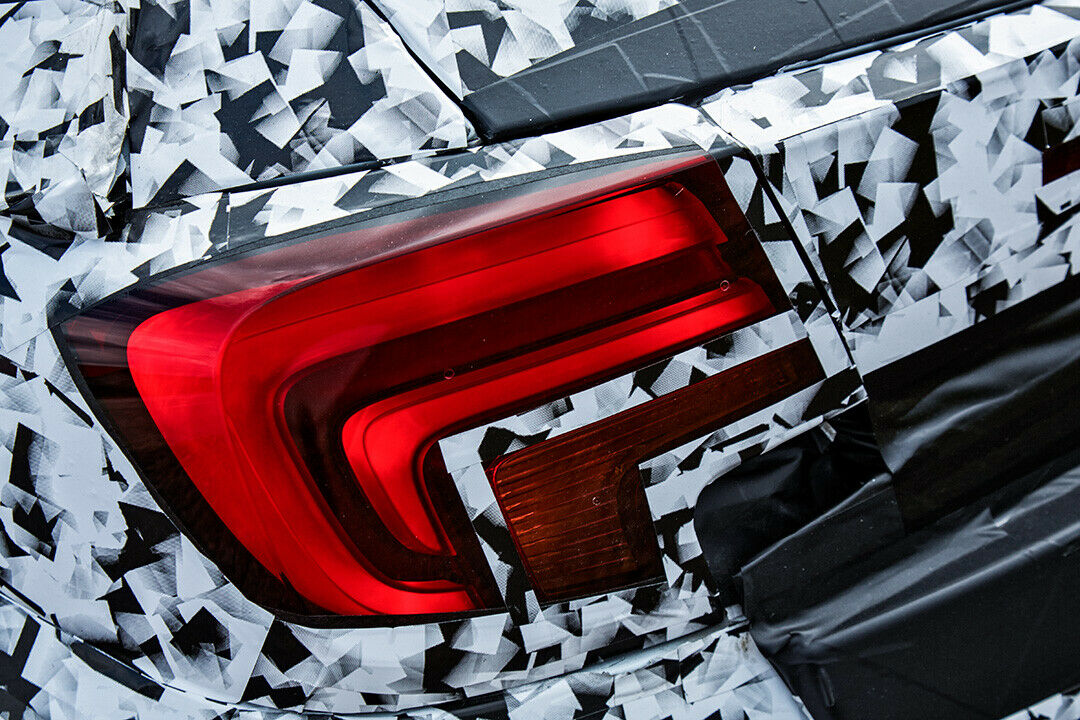Die Rückleuchten des neuen Opel Astra