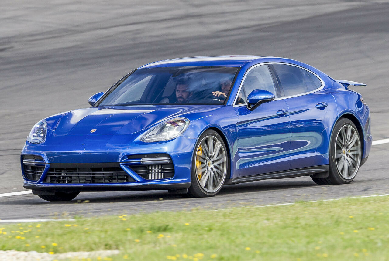 Porsche Panamera 2: Auf einer ersten Mitfahrt erlebten wir die große Limousine auf dem Lausitzring