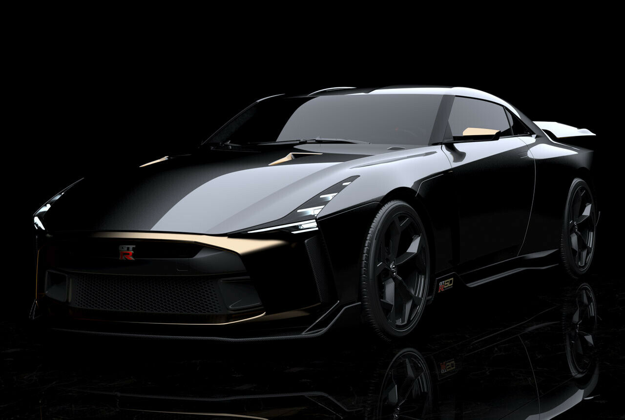 Mit der Design-Studie GTR-50 von Italdesign beging man das 50. Jubiläum des GT-R (einst Skyline GT-R)