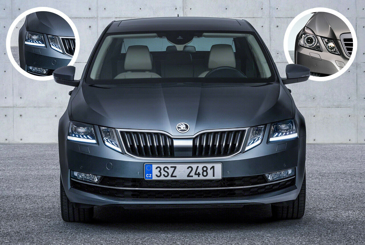 Die neuen Lampen erinnern etwas an die Mercedes E-Klasse der Baureihe W212