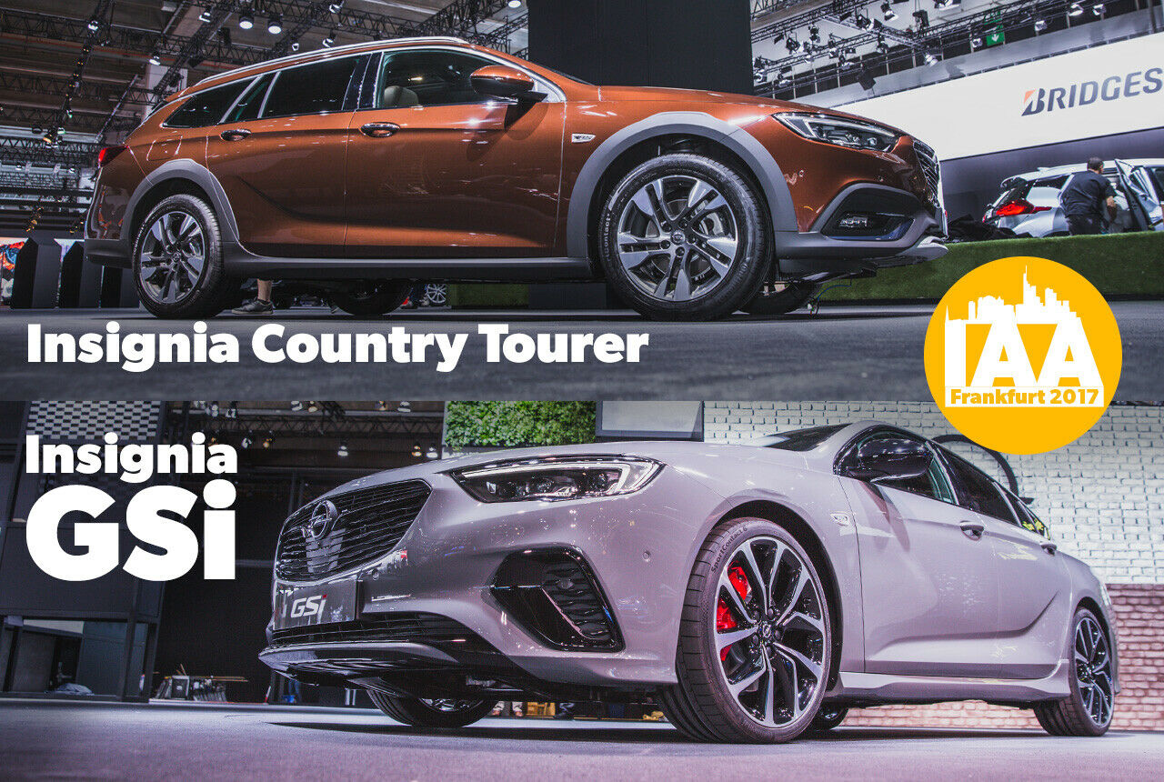 Die neuen Varianten des Opel Insignia sind neben dem neuen Grandland X die Stars auf dem Opel-IAA-Stand