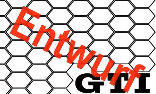 Entwurf GTI-Waben Aufkleber