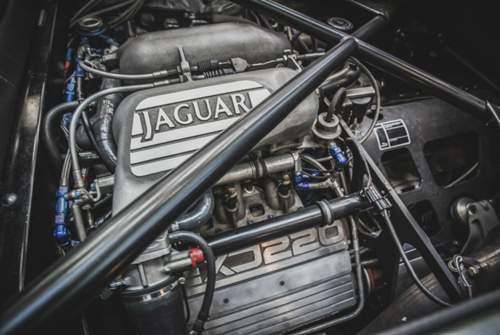 Der 3,5-Liter-V6 des Jaguar XJ220 stammte aus den Gruppe-C-Rennwagen der Marke. Ohne Aufladung fand er sich auch im Gruppe-B-Rallyewagen MG Metro 6R4