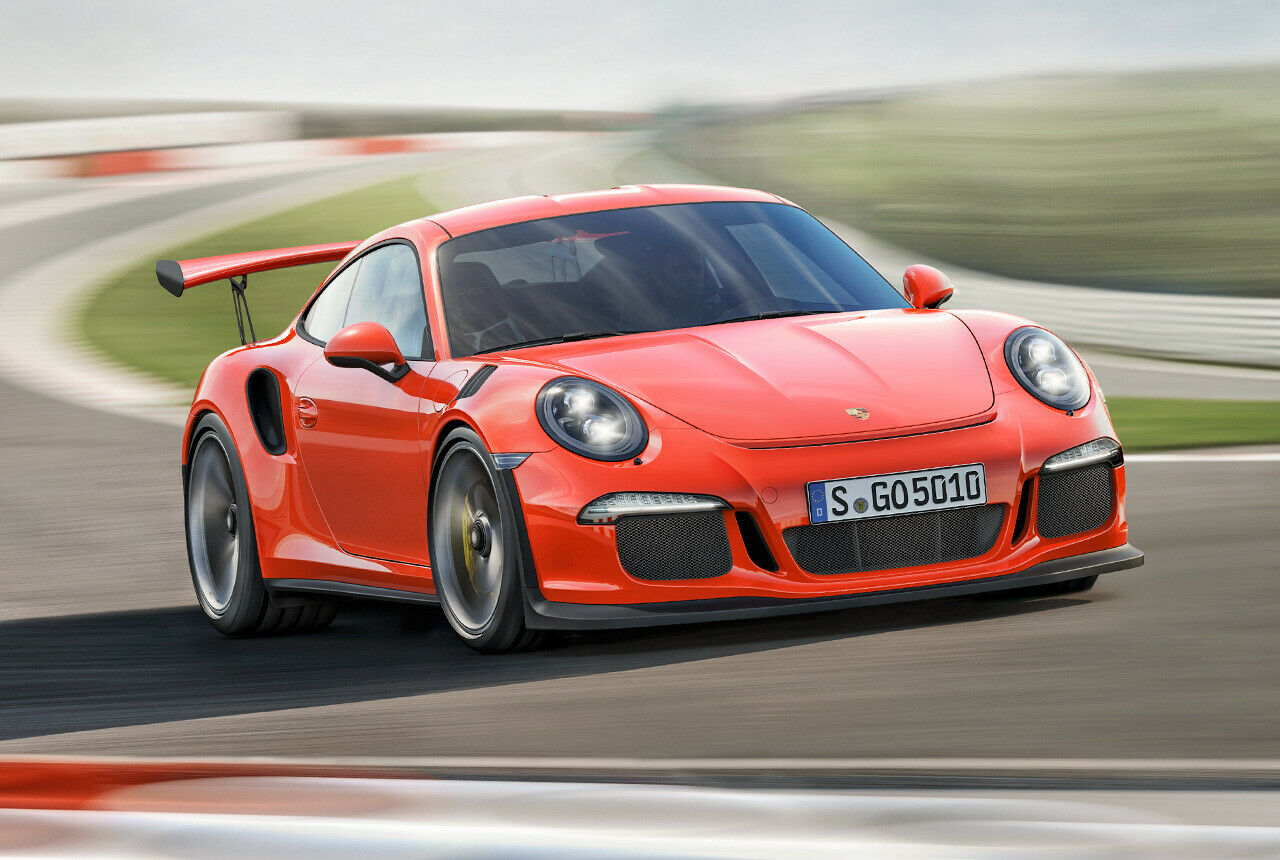 Der 911 GT3 RS sprintet in 3,3 Sekunden auf Tempo 100 und in 10,9 Sekunden auf Tempo 200