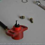 Potenziometer und Schrauben