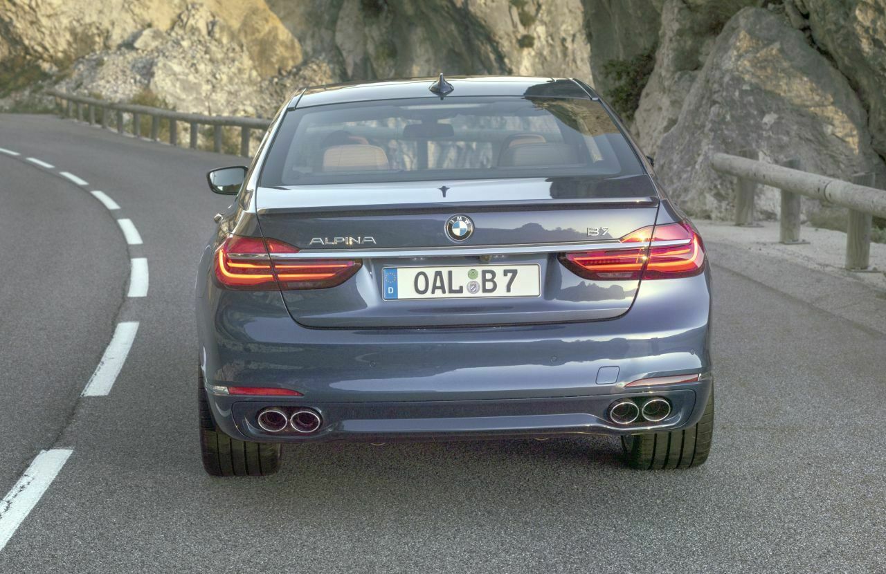 Alpina B7: Auch das Heck wirkt unauffällig