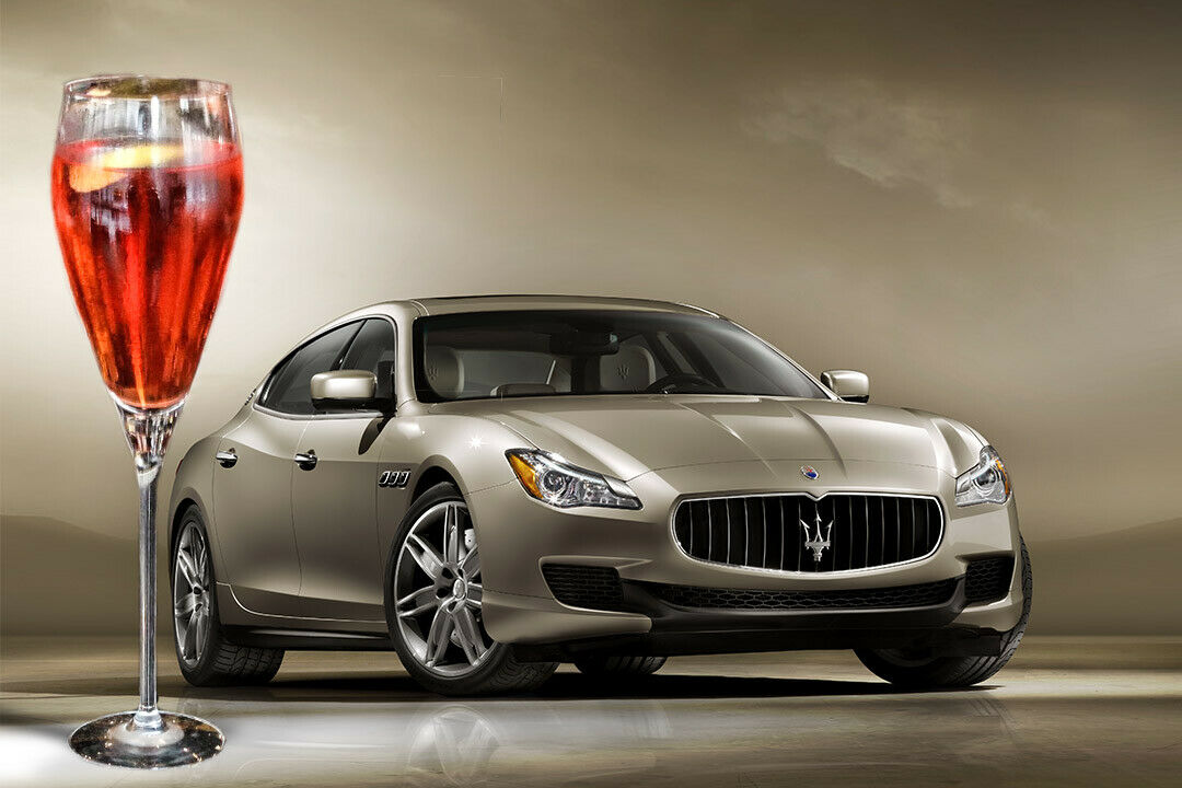 Cocktail Quattroporte: Für 176 US-Dollar gibt es einen Drink und eine Spritztour in einem Maserati