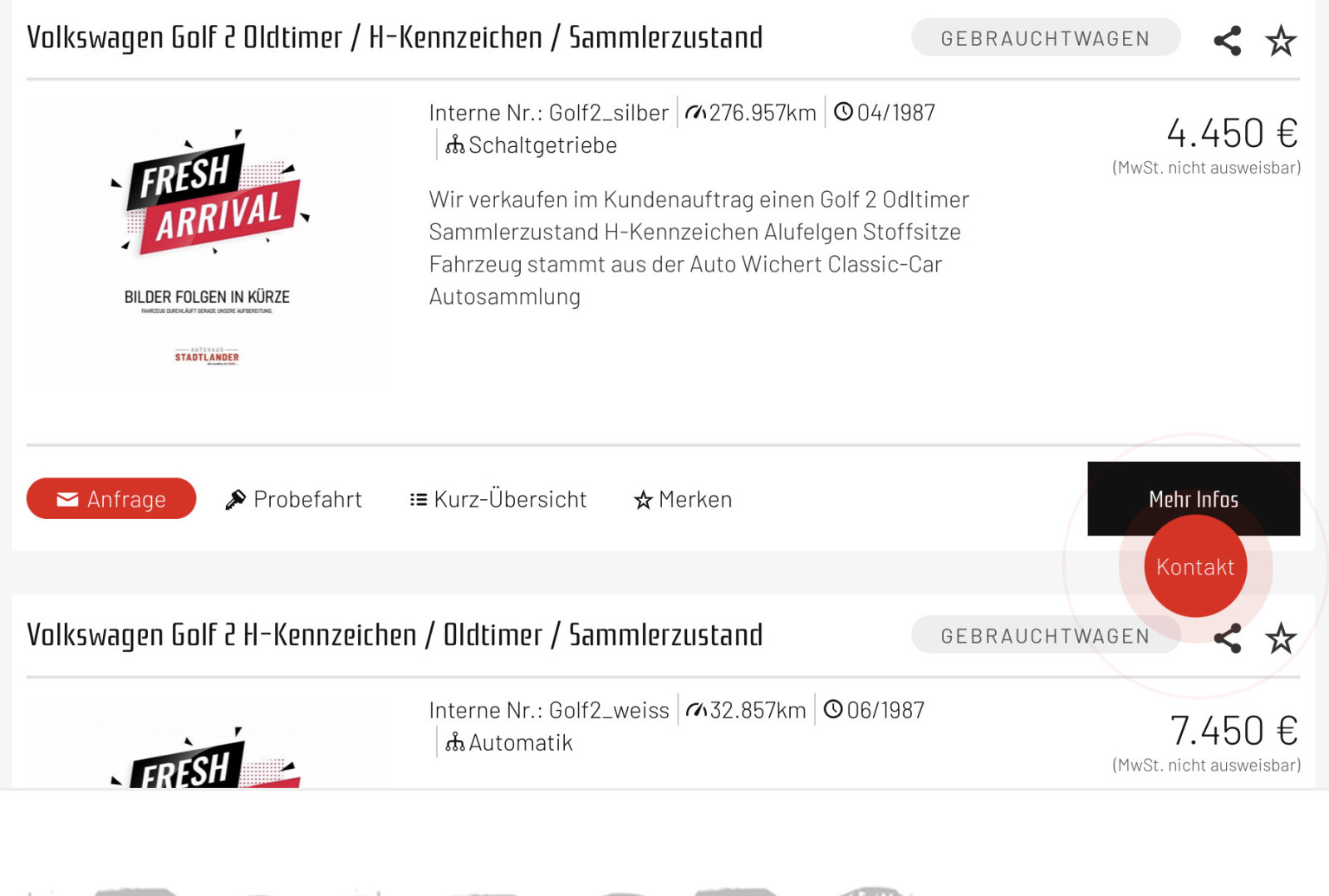 Der Schrottplatz - Spiegelsymmetrisch des Showrooms