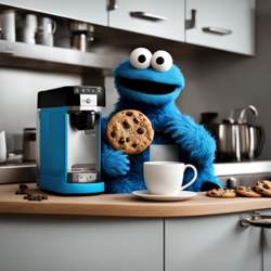 Kruemelmonster-beim-kaffeekochen