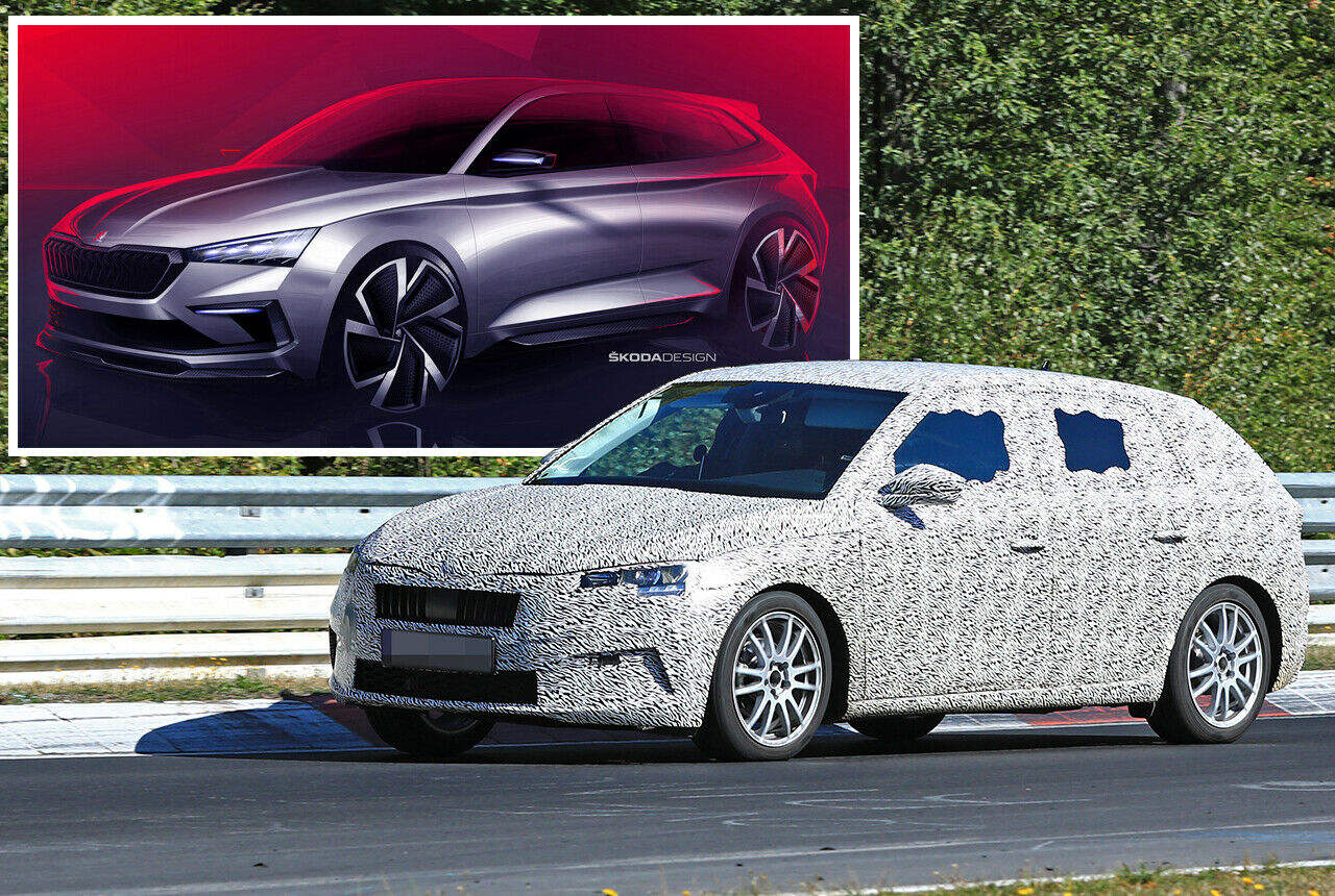 Studie und Erlkönig: Skoda arbeitet am neuen Rapid