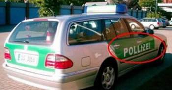 Polizei-pollizei-falsch-geschrieben