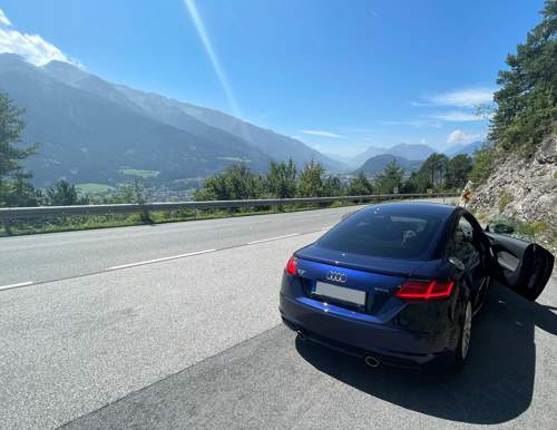 Alpenfahrt mit TT