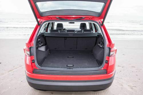 Viel Platz: 650 Liter Kofferraumvolumen im Skoda Kodiaq