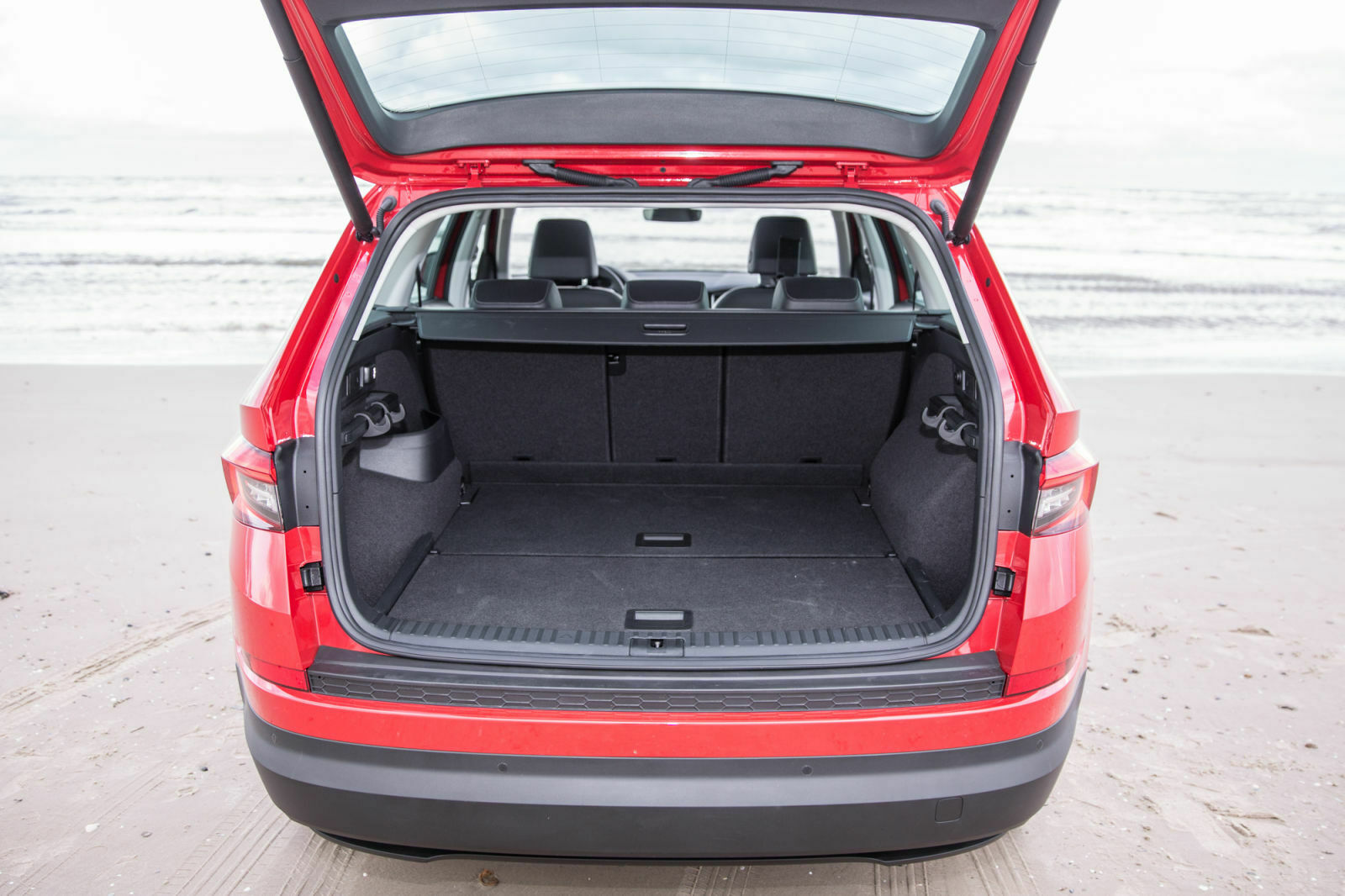 Viel Platz: 650 Liter Kofferraumvolumen im Skoda Kodiaq