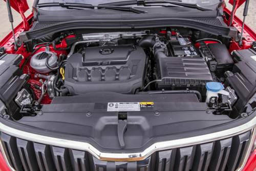 VW-Technik im Kodiaq: Vierzylinder-Benziner und -Diesel mit 125 bis 190 PS stehen zur Wahl