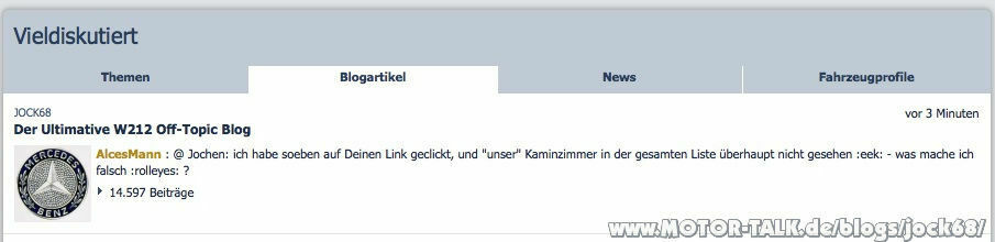 Der ultimative Off-Topic-Blog