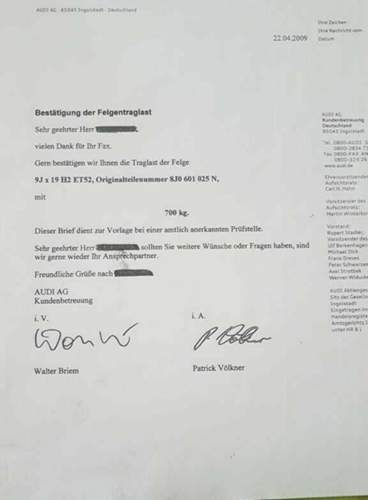 Traglast-8j0601025n