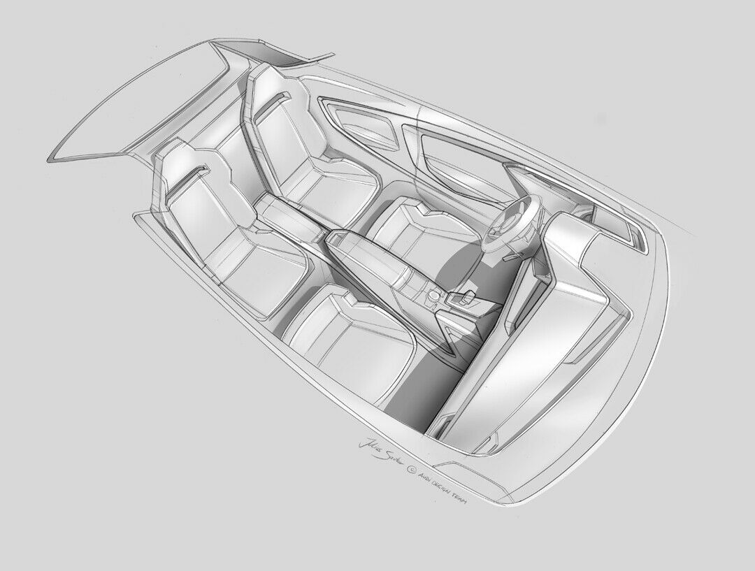 Einzelsitze, aber wenig Platz im Fond: Der Audi Quattro Concept wird ein 2+2-Sitzer