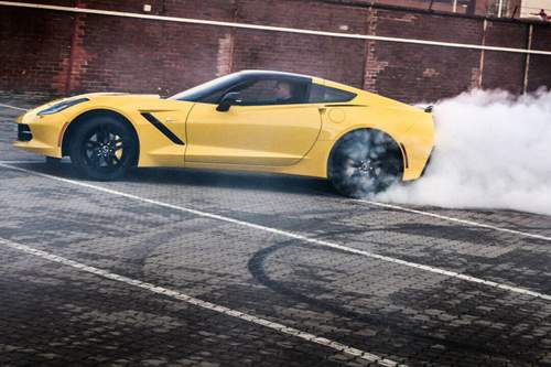 MT-Reporter Fabian Hoberg hatte mit der Corvette mächtig Spaß
