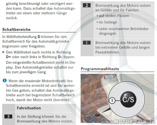 Schaltbereiche