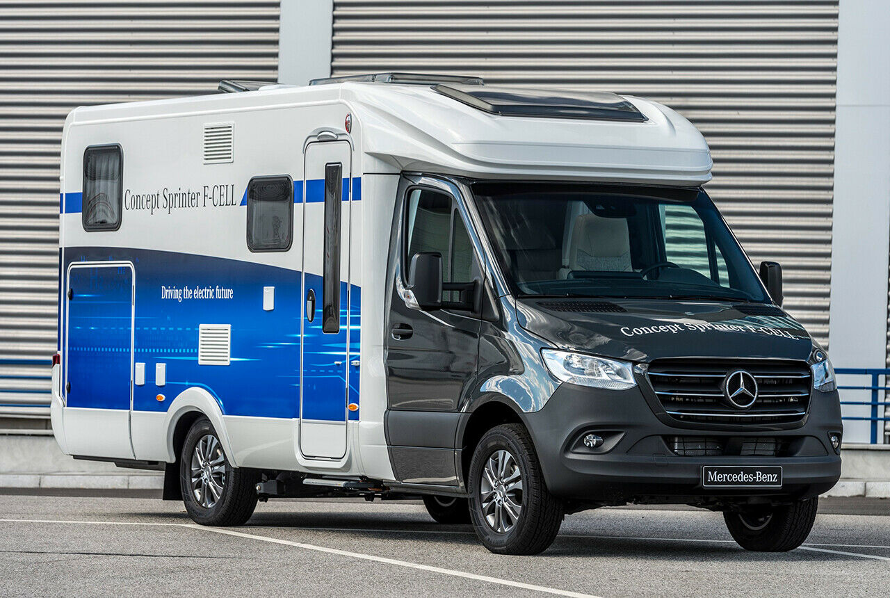 Im F-Cell-Concept von Mercedes wird das Fahrzeug über eine Brennstoffzelle angetrieben. Für die mögliche Zuladung bedeutet dies allerdings: 200 Kilogramm Zusatzgewicht
