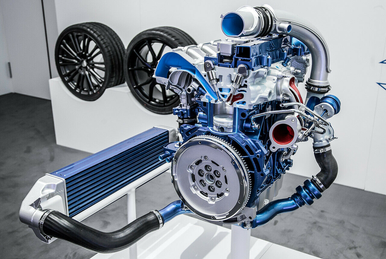 Der 2,3-Liter-Motor im Ford Focus RS stammt aus dem Mustang, wurde aber modifiziert