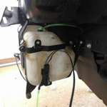 Neuer Platz vom Wischwassertank