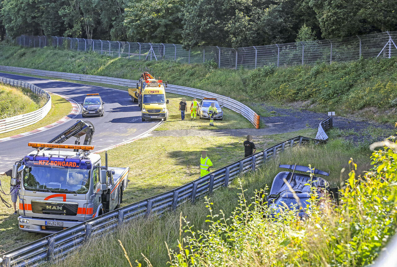 Koeniegsegg One:1 - Unfall auf der Nordschleife