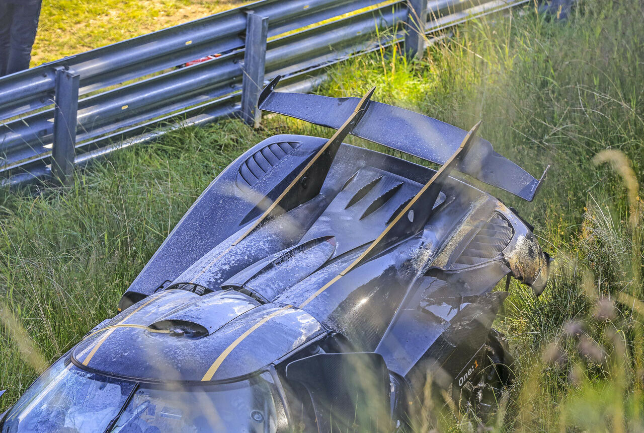 Koeniegsegg One:1 - Unfall auf der Nordschleife