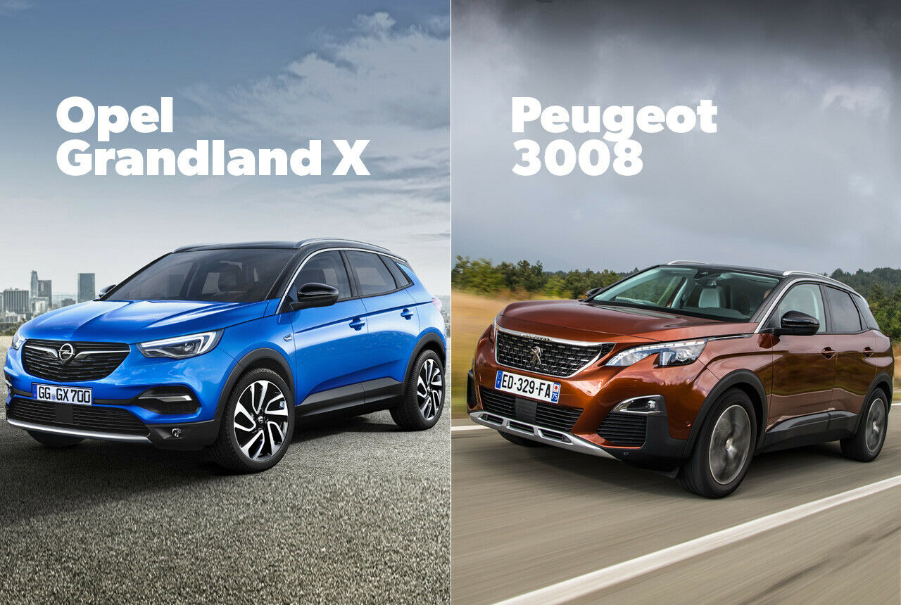Opel Grandland X und Peugeot 3008: Die SUVs sind sich technisch gleich und optisch ähnlich