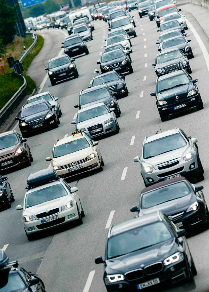 Die zunehmende Verkehrsdichte sorgt für zusätzlichen Stress