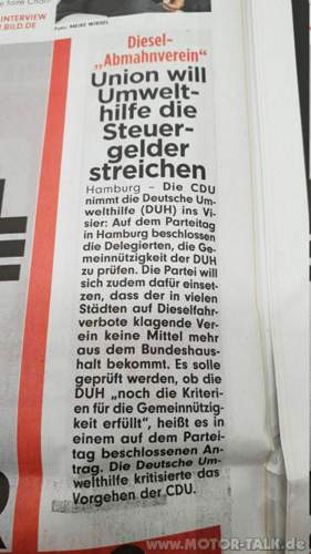 Bildzeitung vom 10.12.2018