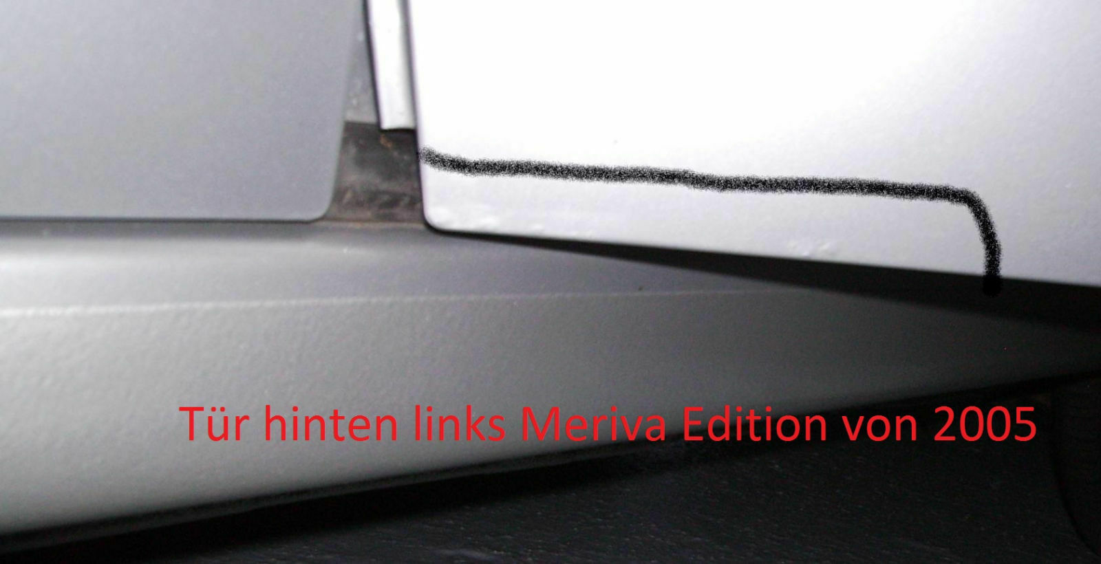 Diagnose Lackblasen an beiden Vordertüren am fast 3 Jahre alten Meriva.