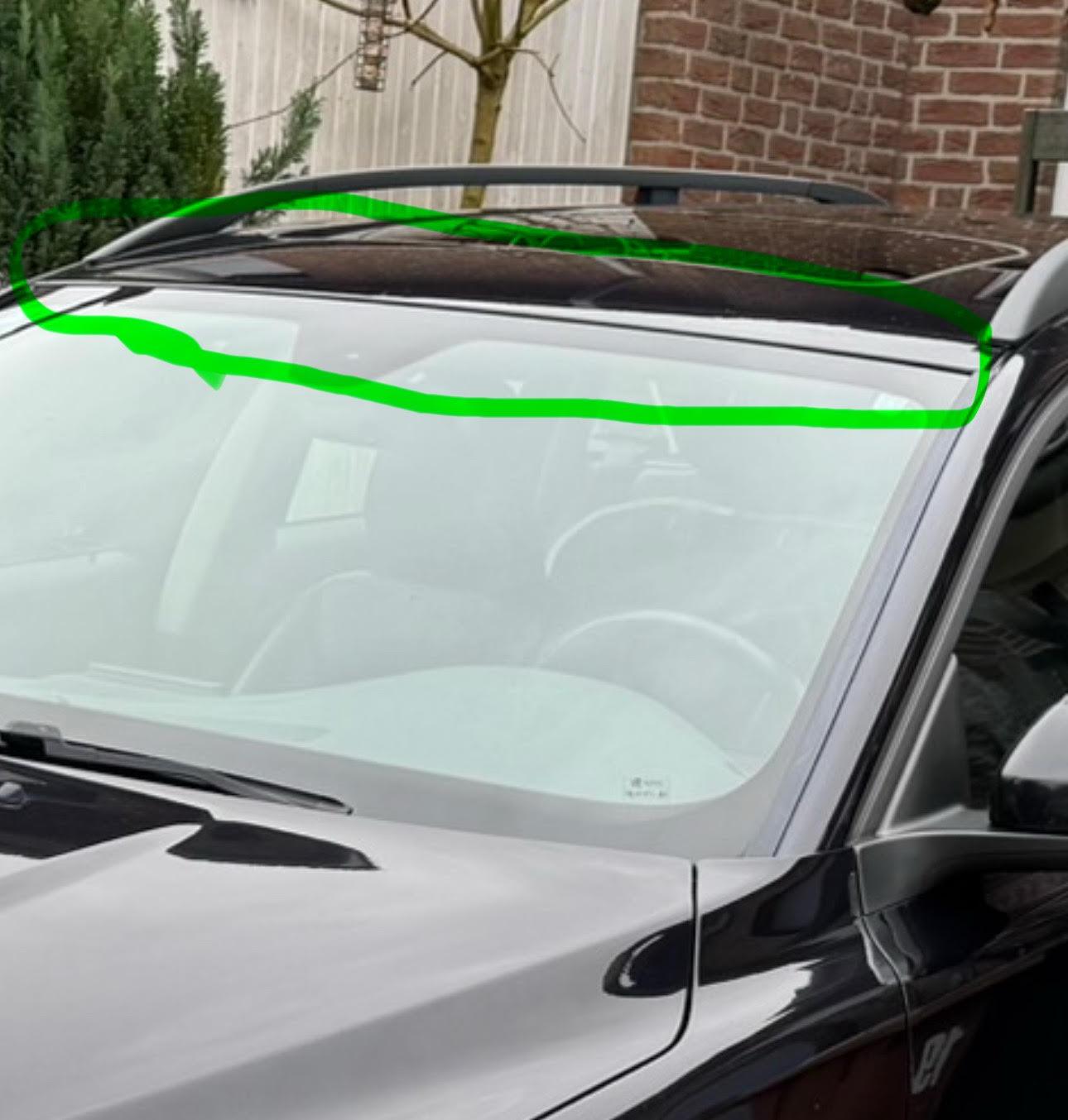 Dichtung Frontscheibe/ Windschutzscheibe vorne, oben