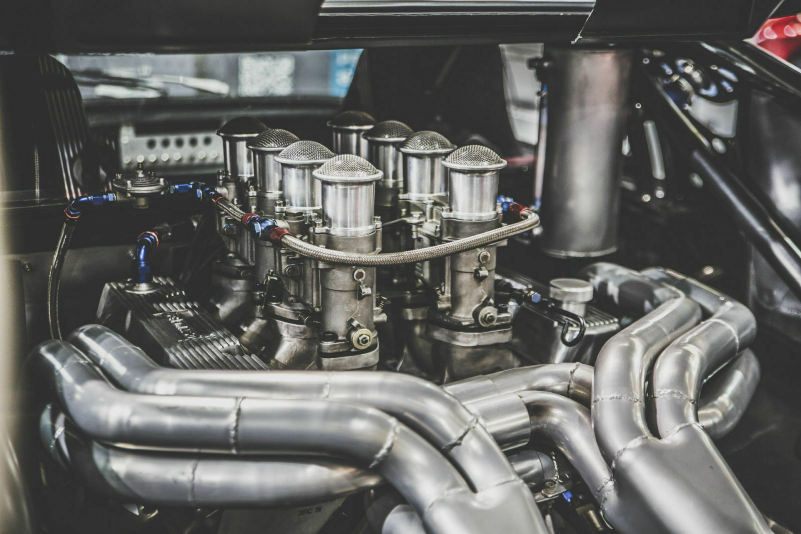 5,0-Liter-Ford-V8 im DeTomaso Pantera, hier mit 380 PS